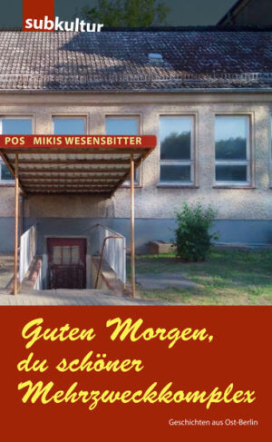 Mikis schweift in seinen Geschichten durch die Zeit, von den wilden Siebzigern, als im Kindergarten noch NVA-Soldaten gemalt werden mussten, über die kaputten Achtziger mit Ost-Rock, Revolte und dem großen Knall, bis in die Gegenwart. Eine Hommage an die schönste Stadt der Welt, eine tiefe Verneigung vor Ost-Berlin. So wie es (vielleicht) einmal war: eine Stadt mit rauen Sitten, voll von betrunkenen Unikaten und natürlich mit außerirdischen Gästen.