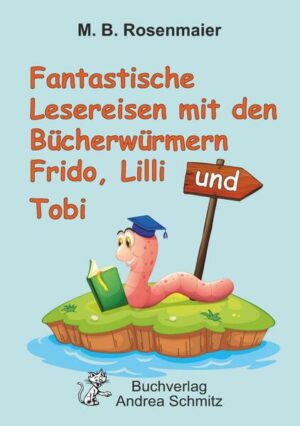 Bücherwurm ist nicht gleich Bücherwurm. Frido, Lilli und Tobi sind ständig auf der Suche nach neuen Buchstaben und Wörtern. Plötzlich packt Frido die Abenteuerlust, und er taucht mit seinen Bücherwurmfreunden in elf spannende, geheimnisumwitterte Lesereisen ein. Die Bücherwürmer erleben wilde Abenteuer beim Schnupperfischwettbewerb, mit Tauschlürfer Thorin und den Zeitforschern … Sie begegnen dem Rabe Ratzewatz, erleben Frosch Ferdinands gigantischen Weitsprung, treffen den Drachen Flutsch, lernen die magische Brille kennen und vieles mehr. Kommt mit auf die Reise der Bücherwürmer!