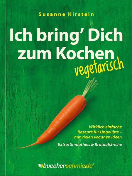 Noch nie war vegetarisch kochen so einfach! Sie möchten ganz auf Fleisch verzichten? Oder zählen Sie zu den Gelegenheitsvegetariern, den Flexitariern, die einfach nicht mehr jeden Tag Fisch oder Fleisch wollen? Sie möchten sich gesünder ernähren und auf die Verwendung von guten Zutaten achten? Welche Motivation Sie auch haben, in diesem vegetarischen Kochbuch für Anfänger und Ungeübte finden Sie köstliche Rezeptideen ohne Fleisch und Fisch. Jedes der über 40 Rezepte wurde sorgfältig entwickelt und speziell für die Bedürfnisse des Kocheinsteigers konzipiert: es werden wenige einfache Zutaten verwendet (in jedem Supermarkt erhältlich) und zu jeder Rezeptidee gibt es ein appetitanregendes Foto. Die detaillierten und leicht verständlichen Rezeptschritte sorgen dafür, dass das selbst Gekochte nicht nur schmeckt, sondern dass Kochen auch echten Spaß macht! Vorkenntnisse sind zum Gelingen dieser Gerichte nicht notwendig! Und das ganz Besondere: Das Putzen und Vorbereiten der wichtigsten Gemüsesorten wird Schritt für Schritt erklärt und anhand zahlreicher Fotos im Detail dargestellt. So kann nichts mehr schiefgehen! Dazu kommen Spezial-Themen wie cremige Smoothies, vegetarische oder vegane Brotaufstriche sowie leckere Dressings für knackige Salate. Tipps und Tricks aus dem Alltag, Hintergrundinformationen rund um das Thema vegetarische Ernährung sowie eine übersichtliche Küchenpraxis runden dieses Buch ab.