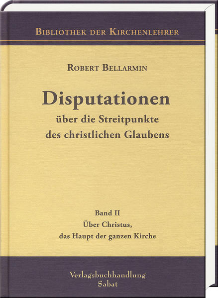 Im zweiten Band seiner Disputationen befasst sich der hl. Bellarmin ohne Umschweife mit dem wichtigsten und zugleich schwierigsten Gegenstand der christlichen Glaubenslehre. Denn die Fragen über die Gottheit und Menschheit Christi, seinem Mittleramt sowie der Trinität Gottes bilden ohne Zweifel das Zentrum und den Grundstein des gesamten Christentums. So verwundert es auch nicht, dass gerade dieser Themenbereich seit Bestehen des Christentums bis auf den heutigen Tage mannigfaltigen und intensivsten Anfeindungen innerhalb wie außerhalb der Kirche ausgesetzt war und ist. Gerade hierin besteht auch die Aktualität von Bellarmins Beweisführung, die damit weit über ihren zeitgeschichtlichen Kontext hinausreicht. Mit seiner systematischen wie positiven Darstellung der katholischen Glaubenslehre kann dieses Werk einen beachtlichen Beitrag zur Glaubensvertiefung und -erneuerung leisten. Durch seine klare, objektive und faire Darstellung empfiehlt es sich darüber hinaus auch für das zwischenkonfessionelle Gespräch. Papst Benedikt XVI. äußerte sich in einer Katechese über den Heiligen wie folgt: 'Kurz nach dem Abschluss des Konzils von Trient trugen seine Vorlesungen, die in den vier Bänden der Kontroversen veröffentlicht wurden, wesentlich dazu bei, dass die Identität der katholischen Kirche neu gestärkt und gefestigt wurde. Durch Vernunftargumente, durch Verweis auf die Tradition der Kirche und unter Vermeidung jeder Polemik gegenüber den Ideen der Reformation legte Bellarmin die katholische Lehre dar. . Robert Bellarmin hatte als päpstlicher Theologe und später als Kardinal, als Mitglied verschiedener Kongregationen und als Gesandter des Apostolischen Stuhles hohe Aufgaben in der Kirche inne. Aber das Eigentliche seines Lebens war doch immer, dass er nach Christus, nach der Gemeinschaft mit dem lebendigen Gott suchte-heilig zu sein suchte.'