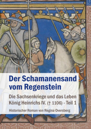 Beginnend mit einem Prolog über die Christianisierung des letzten Dorfes der Harzer Sachsen im Jahr 785 erzählt das Buch vom dauernden Kampf der Sachsen gegen die Obrigkeiten Kirche und Kaiser. Selbst im Jahr 1048 sind die Harzer Sachsen nicht bereit, ihre alte Religion endgültig abzulegen. Es ist die Zeit Heinrichs III., der sich mehrfach im Harz in seiner Lieblingspfalz Bodfeld aufhält. Als er dort 1056 überraschend stirbt, wird sein sechsjähriger Sohn Heinrich König des Deutschen Reiches. Das vereitelte Mordkomplott an dem jungen König im Selketal, seine Entführung bei Kaiserwerth, die Flucht von der Harzburg durch den Harzer Urwald sowie die Sachsenkriege sind Schlüsselpunkte des historischen Romans, dessen vorliegender, erster Teil mit Heinrichs Gang nach Canossa abschließt. Mit den Protagonisten lernt der Leser die Kaiserpfalz von Goslar, den Dom von Halberstadt mit seinem Bischof Burchard II., den Stift von Quedlinburg mit seiner Äbtissin Beatrix und viele andere historische Orte, Ereignisse und Personen kennen. 22 teilweise farbige Abbildungen ergänzen den Text. „Der Schamanensand vom Regenstein“ von Regina Oversberg ist präzise recherchiert und hervorragend geschrieben. Historische Fakten werden ebenso authentisch in die Geschichte eingeflochten und gekonnt mit den Charakteren verknüpft wie Sagen aus dem Harzer Raum, die mit ihrem wahren Kern die Ereignisse der damaligen Zeit abbilden. Die Fragen jener Zeit sind auch heute noch für die Geschichte der Deutschen bedeutsam, doch vielfach vergessen…