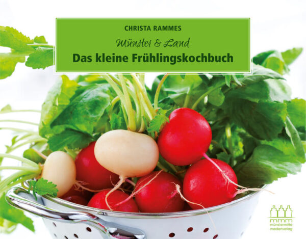 Über 30 leckere Gerichte aus der Frühlingsküche des Münsterlandes mit Fotografien des Münsterlandes und der Stadt Münster und Frühlingsgedichten: Adé deftige Eintöpfe! Willkommen junges Gemüse, knackige Salate und frische Kräuter! Jetzt lockt die leichte Frühlingsküche mit ihrer Aromenvielfalt. So richtig los geht es zwar erst ab dem Wonnemonat Mai, aber auch März und April liefern schon die ersten Frühlingsboten, die Einzug in die Küche halten, wie z.B. die Würze aus dem Wald, den Bärlauch. Und dann heißt es erst einmal "Grün ist in!". Es folgen mit feinem Anisgeschmack der Kerbel, zarter Stielmus, der "Sauer-macht-lustig-Sauerampfer", die scharfe Brunnenkresse, erste feine Spinatblätter, süße Zuckerschoten, würziger grüner Spargel und "nomen est omen" die Frühlingszwiebeln. Aber es wird auch richtig bunt: Leckere Bundmöhrchen strahlen aus der Frühlingterrine mit Lammfilet und im Frühlingsgemüse-Allerlei treffen sich bei dem zartfleischigen Hühnchen alle Kandidaten vom Gemüsestand auf dem Wochenmarkt vom Rhabarber bis zum Spinat. Da ist auch das Rinderfilet auf den Geschmack gekommen und wälzt sich in fein geschnittenen frischen Kräutern, und der Kabeljau fühlt sich zwischen Erdbeeren und Spargel munter wie ein Fisch im Wasser. Frühlingsgefühle eben! Die hat auch das blasse Mairübchen, das hier seinen großen Auftritt an der Seite einer mit frischen Kräutern gefüllten Lammkeule hat. Und die Himbeere wollte einmal mit einem scharfen Gesellen zusammen ins Grüne. Das ließ sich das Radieschen nicht zweimal sagen. Natürlich fehlen auch im Frühling die süßen Versuchungen nicht. Christa Rammes, Köchin aus Leidenschaft, hat über 30 frühlingsfrische, verführerische Gute-Laune-Genüsse für Sie zusammengestellt und mit einer Prise Münster & Land zubereitet. Für Frühlingsboten & Frühlingsfans, junges Gemüse & freche Früchtchen, Kräuterhexen & Gemüsehobler, Salat-Schleuderer & Spargel-Schäler, Schleckermäulchen & Buntspechte, Suppenliebhaber & Frühlings-Bruncher, zum Verschenken oder Behalten - oder einfach nur, weil es im Münsterland so gut schmeckt.