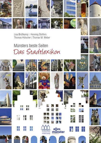 Münster von A-Z: Vier begeisterte Münsteraner stellen mit der 2. Auflage des Stadtlexikons nicht nur Münsters Postkartenmotive wie Dom, Rathaus und LWL Museum für Kunst und Kultur sondern auch die Häuser, Kirchen, Plätze, Straßen, Veranstaltungen und Besonderheiten der Westfalenmetropole in alphabetischer Reihenfolge in Wort und Bild vor – und das nicht als wissenschaftliches Werk, sondern als subjektive Auslese mit den Hotspots, Highlights und charmanten Kleinigkeiten, die für sie das attraktive „Gesamtpaket Münster“ ausmachen – Münsters beste Seiten eben. In dieser bunten Münster-Mischung mit 320 Stichwörtern und 750 Fotografien gibt es viel Neues zu entdecken und zu bestaunen und manchmal werden Sie auch schmunzeln. Erfahren Sie im „Stadtlexikon“ (fast) alles über die faszinierende Stadt mit dem gewissen ALLES.