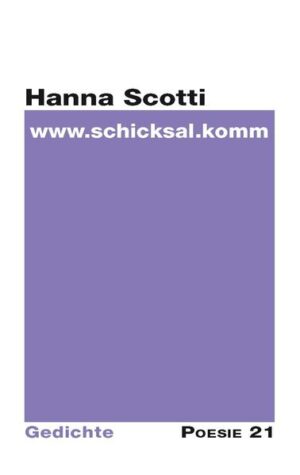 Gedichtsammlung von Hanna Scotti