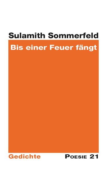 Gedichtband von Sulamith Sommerfeld aus der Reihe Poesie 21