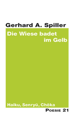 Ein Gedichtband von Herrn Gerhard A. Spiller, aus der Reihe Poesie 21