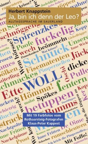 Eine Frage auf Facebook: „Warum gibt es kein Poster mit den Sauerländer Wörtern?“ gab kurz vor Weihnachten den Anstoß, ein solches Poster mit bekannten Wörtern der Sauerländer Alltagssprache zu gestalten und zu drucken. Inzwischen hängen die Sauerländer Wörter gerahmt oder ungerahmt in Studentenbuden, Fluren, Wohnzimmern und Büroräumen. Nicht nur im Sauerland sondern in der ganzen Welt. Eine rege Diskussion über die Bedeutung der Worte und Begriffe erfreut die Herzen zahlreicher Besucher auf der zutreffenden Facebook-Seite. Es lag daher nahe, den Autor des vor vielen Jahren erschienenen Buches „Ja, bin ich denn der Leo? - Alltagssprache im Sauerland“, Herbert Knappstein zu fragen, ob er nicht eine Neuauflage dieses Bestsellers aus den 80iger und 90iger Jahren des vorigen Jahrhunderts veröffentlichen wolle. Herbert Knappstein fand die Idee gut und hat das Projekt sofort unterstützt. Lektorin Carina Middel tippte mit sauerländischem Fleiß das Manuskript ab, hat es da, wo erforderlich, korrigiert und um neuere, bisher nicht aufgeführte Begriffe und Redewendungen erweitert. Rainer Zepernick feilte mit friesischer Beharrlichkeit am Layout und vor allem am Umschlag und Rothaarsteig-Fotograf Klaus-Peter Kappest hat eine kleine Auswahl seiner wunderschönen Aufnahmen aus dem Sauerland beigesteuert, um einzelne Worte besonders in Szene zu setzen. - Begeben Sie sich auf eine Entdeckungsreise durch das Sauerland. Die manchmal deftige, aber immer direkte Alltagssprache und die Sauerländer Wörter lassen ein wenig erahnen, was die Mentalität und Lebensart der Sauerländer auszeichnet. Bei allem Fleiß wissen wir aber, dass dieses Büchlein nicht vollständig und durch weitere Worte, Begriffe und Redewendungen erweitert werden muss. Dazu lade ich Sie, liebe Leser und Leserinnen und Leser gerne ein. Schicken Sie mir ein E-Mail an info@woll-magazin.de oder beteiligen Sie sich an der Diskussion auf Facebook www.facebook.com/wollmagazin. Auf jeden Fall wünsche ich Ihnen viele Freude und Lesespaß mit diesem Buch der Sauerländer Alltagssprache. Woll!Hermann-J. HoffeHerausgeber