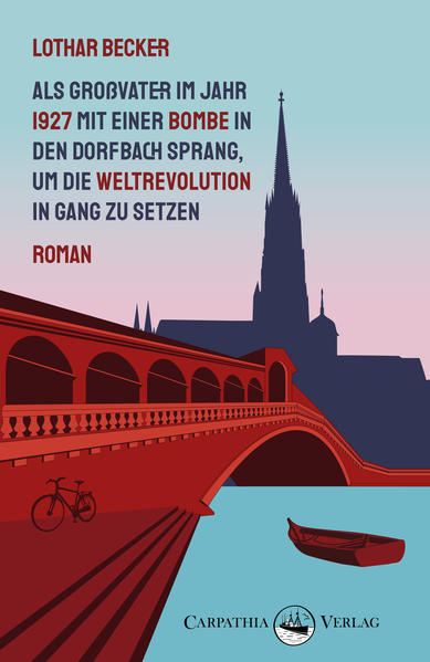 Eigentlich hätte Großvater lieber per Dekret die Dummheit verboten. Doch sein Freund Herbert, der im Dorf die Hühner schlachtet und wie er eher versehentlich in die Kommunistische Partei eingetreten ist, hat eine andere Idee, wie man die Weltrevolution in Gang setzt: natürlich mit einer Bombe in einer Machtzentrale der herrschenden Klasse! Nachdem ein erster Anschlag auf eine unschuldige Rathaustreppe im Nachbarort noch nicht ganz den gewünschten Erfolg erzielt, flüchtet er mit seiner neuen Freundin Else nach Wien und gerät in die Fänge von Genosse Schmidt und Genossin Olga, die einen weitaus größeren Beweis für seine Loyalität zur Partei einfordern: Er soll den Stephansdom sprengen. Lothar Beckers liebevoll-grotesker Roman ist eine ironische Abrechnung mit Ideologien, Weltanschauungen und den mit ihnen verbundenen Heilserwartungen.