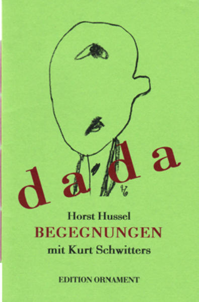 Horst Hussel (1934-2017) war einer der letzten Dadaisten. Das vorliegende Heft enthält seine Geschichten um Kurt Schwitters, der Lisbeth, Martha und anderen Damen als der fabelhafte Herr Kuwitter aus Revon erscheint. Nur zwei der neun „Doten“ sind zu Hussels Lebzeiten erschienen, alle anderen stammen aus seinem Nachlass, ebenso wie die neun Fotografien von Dada-Objekten und eine montierte Zeichnung. Das Bändchen erscheint in einer einmaligen Auflage von 350 num. und handgehefteten Exemplaren, deren Einband an die Erstausgabe von Schwitters „Anna Blume“ (1919) erinnert. Ein Farbfoto mit „100 000 000 dada-Grüßen“ liegt separat bei.