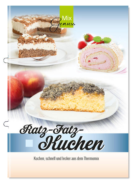 In diesem Rezeptheft finden Sie tolle Rezeptideen für schnelle Kuchen. Egal ob trocken oder mit Obst. Genuss ist hier garantiert! Durch die vielen Tipps & Tricks, können Sie die Kuchen abwandeln und erhalten somit eine erstaunliche Vielfalt. Und das Beste: Durch die Zauberformel für Rührkuchen können Sie Ihre eigenen Rezepte ganz schnell selbst im Thermomix umsetzen. Legen Sie gleich los und lassen Sie den Duft selbstgebackener Kuchen in Ihre Küche einziehen!