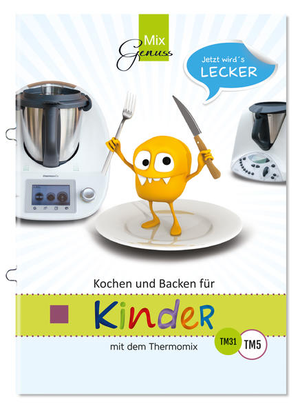 Jetzt wird´s lecker! Nun kommt Abwechslung auf den Tisch! In diesem Rezeptheft finden Sie phantasievolle leckere Rezepte für die Kleinen die garantiert gegessen werden. Egal ob warm oder kalt, deftig oder süß. Ob ein Essen mit der Familie oder eine köstliche Torte für den Kindergeburtstag. All diese Leckereien können Sie mit Ihrem Thermomix ganz einfach zaubern.