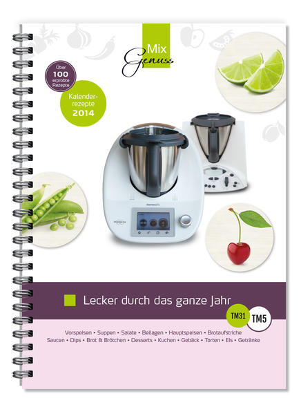 Über 100 Rezepte für ein ganzes Jahr enthält dieses durchgehend farbige Buch mit vielen schönen Rezeptbildern. Die Rezepte stammen aus unserem Rezeptkalender 2014, sind bunt gemischt und aus allen Kategorien.