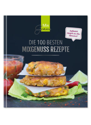 Mittlerweile gibt es mehr als 1.500 MixGenuss Rezepte und viele davon sind auf große Beliebtheit gestoßen. Egal ob Hauptgerichte wie Nudel-Schinken-Gratin aus dem Heft Mix ohne Fix oder das Huhn Kung Pao aus unserem Heft Asiatisch lecker. Auf über 200 Seiten finden Sie nun eine Auswahl der besten Rezepte aus allen MixGenuss Büchern, Heften und Kalendern. Zudem verrät die Autorin Corinna Wild ihre persönlichen Lieblingsrezepte sowie viele Tipps & Tricks rund ums Kochen mit dem Thermomix.