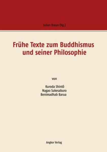 Dr. Julian Braun hat drei klassische Texte zum Buddhismus übersetzt, die wir hier in einem Band versammeln. 1) Outlines of the Mahayana as taught by Buddha von S. Kuroda aus der Jôdo-Schule (1893)