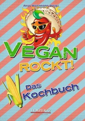 Rockige Menüs zaubern, einen krossen Snack für zwischendurch kreieren oder einen cremigen Nachtisch schlemmen- alles ganz vegan? Aber klar! Mit dieser umfangreichsten Rezeptsammlung kannst du ganz einfach und ganz ohne tierische Zutaten die coolsten, buntesten, abwechslungsreichsten Gerichte für jede Gelegenheit zaubern. Ob für Laktoseallergiker, Tierschützer oder Menschen, die sich ethisch ernähren möchten: Vom Apple-Almond-Delight über Chili sin carne bis zur gefüllten Zucchini mit Quinoa lädt dieses rockigste vegane Kochbuch mit leckeren, gesunden Köstlichkeiten zum Nachkochen ein! Schwing den Kochlöffel und ran an die Töpfe! Jetzt wird gekocht!