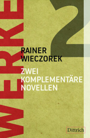 Rainer Wiezcorek Werke 2 in einer Gesamtausgabe: Kreis und Quadrat Der Autor meint es gut mit seinem Ich-Erzähler. Er reicht ihm eine edle italienische Bratsche, stattet ihn mit Geist und Musikalität aus, lässt ihn in England ein neues Leben beginnen, wohlwissend, dass es das nicht gibt, und stellt ihm zu mehr Geld zur Verfügung, als ein Mensch ausgeben kann. Ein Leben ohne Not aber ist nicht denkbar und ein Leben ohne Notizen auch nicht. So beginnt die Ich-Figur mit dem Abfassen ihrer »Englischen Überlegungen«, die auf verborgene Weise die Möglichkeit bieten, von sich selbst Notiz zu nehmen. Am Ende allen Spiels, aller Betrachtungen, sehen wir einen Menschen, der dabei ist, sich auf die Spur zu kommen, und eine Vorstellung davon entwickelt, was unser wirkliches Kapital ist. Form und Verlust Der Maler Eduard Senckmann, der im beschaulichen Weikersheim einst die Kirchenorgelfabrik seines Vaters erbte und zu einem Künstlerhaus umbauen ließ, stirbt, ohne ein Testament zu hinterlassen. Da Senckmann zu seiner Verwandtschaft jeglichen Kontakt abgebrochen hat, ist die Zukunft des Hauses ungewiss. Auf dem Dachboden befinden sich dreihundert Gemälde, über die wenig bekannt ist. Unten leben und üben junge Musiker, auf die zwei Stockwerke höher ein kleiner Konzertsaal wartet. Ein eigentümliches Spiel beginnt zwischen Anwesenden und Abwesenden, zwischen Greifbarem und sich Entziehendem, Haltbarem und Unhaltbarem, Form und Verlust.