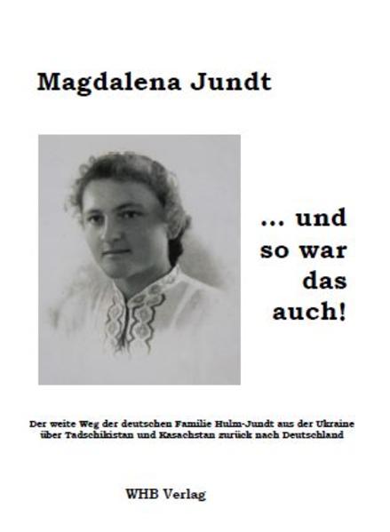 Magdalena Jundt, geborene Hulm, wurde im Jahre 1937 in dem Dorf Selz, dem heutigen Limanskoje in der Ukraine, geboren. Sie entstammt einer Familie von Bessarabiendeutschen, die zwischen 1814 und 1842 aus Baden, Württemberg, dem Elsass und Bayern nach Bessarabien, einem Gebiet am Schwarzen Meer, einwanderten, welches damals Teil des Russischen Kaiserreiches war. Über einen Zeitraum von vier Jahren schrieb Magdalena Jundt ihre Lebenserinnerungen auf, die in ihrem Geburtsort, dem schönen Selz am Dnjestr-Liman, in der Nähe der ukrainischen Hafenstadt Odessa anfangen und vierzig Jahre später, nach einer langwierigen Odyssee und einem stetigen Kampf mit sowjetischen Behörden, in der Stadt Ratingen bei Düsseldorf endet, wo sie bis heute lebt. Die Autorin berichtet vom Einfall der deutschen Wehrmacht in die Ukraine, über die dramatische Flucht der Bessarabiendeutschen beim Rückzug der Wehrmacht im April 1944, der „Administrativumsiedlung" von Volksdeutschen aus der Ukraine unter dem Motto „Heim ins Reich“ und der nach Kriegsende stattgefundenen „Repatriierung" der Russlanddeutschen durch das Sowjetregime, die zu Deportation, Verbannung, Umsiedlung und Zwangsarbeit führte und ihre Familie nach Tadschikistan in eine Sondersiedlung verschlug. Magdalena Jundt erzählt vom Schicksal ihrer Familie in der damaligen UdSSR und dem steten Wunsch die nationale Identität als Deutsche zu bewahren, sowie der dortigen Diskriminierung, den Erniedrigungen und der Unterdrückung zu entkommen. Sie schreibt aber nicht nur vom Elend der damaligen Zeit, sondern auch von den schönen Seiten, die sie erleben durfte, von dem sehr bescheiden wachsenden „Wohlstand“ der Familie, von ihrer Schulzeit und Ausbildung, ihrer Arbeit, vom Zusammenhalt der Menschen, vom gesellschaftlichen und kulturellen Leben, von Feiern, von ihrer ersten großen Liebe und auch vom täglichen Dorfklatsch. Nach Stalins Tod im Jahr 1953 wurden die Opfer von politischer Justiz zwar rehabilitiert, eine Gleichstellung mit den anderen Sowjetbürgern war aber nicht gegeben. Aufgrund dessen blieb der starke Wunsch nach Auswanderung nicht nur bei den Familien Jundt und Hulm, sondern bei allen Russlanddeutschen. In diesem Buch beschreibt sie ihren unermüdlichen Kampf mit sowjetischen Behörden, bis ihr im Jahre 1976 nach etlichen erfolglosen Anträgen endlich die Ausreise mit ihrem Ehemann und den beiden Kindern gestattet wird. Aber Magdalena Jundts große Sorge gilt weiterhin ihren Familienangehörigen, die sie in der Sowjetunion zurücklassen musste. Sie lässt keine Ruhe, bis nicht auch das letzte Familienmitglied gut in Deutschland ankommt. Auch hier in Deutschland scheut sie nicht zahlreiche Behördengänge, hilft gerne wo sie kann und zieht konsequent im Jahr 2011 sogar vor Gericht. Ihr Wunsch war, dass die gesamte Familie nach Deutschland kam … und so war das auch!