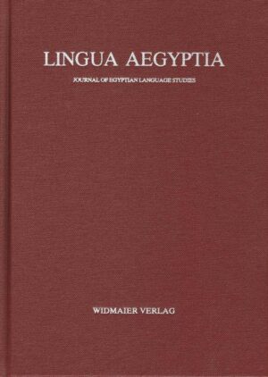 Lingua Aegyptia Bd. 25 (2017) | Bundesamt für magische Wesen