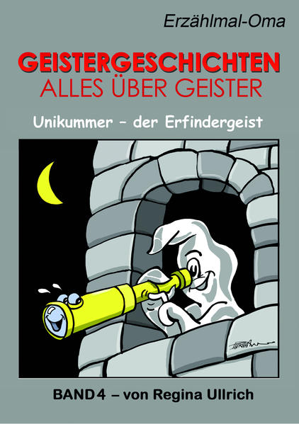 Geister haben viele Namen und viele Aufgaben. Wenn sie diese nicht erfüllen, werden sie bestraft. Dann wäscht sie der Weißwasch- Willi von allen Süden rein und bestimmt, ob sie danach weiter geistern dürfen oder besser zu einem Bewährungshelfer geschickt werden sollten. Unikummer ist ein solcher Geisterbewährungshelfer, aber mit seinem kitzligen Fernrohr auch ein genialer Erfinder.