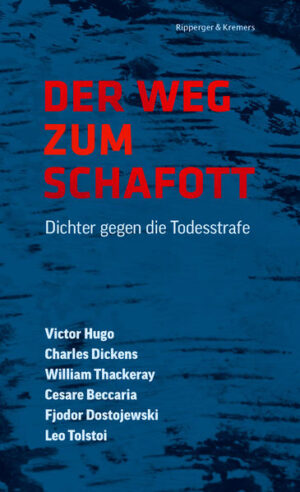 Nach dem berühmten Text des italienischen Aufklärers Cesare Beccaria über die Todesstrafe aus »Verbrechen und Strafen« wenden sich die Dichter des 19. Jahrhunderts sprachgewaltig gegen die Todesstrafe: Charles Dickens beschäftigt sich in Briefen an John Forster, den Herausgeber der »The Daily News«, mit der Todesstrafe und diskutiert mit intuitivem Scharfblick die gesellschaftliche Wirkung und Bedeutung der Hinrichtung von Menschen. Diese Texte sind hier erstmals ins Deutsche übersetzt, ebenso wie die Erzählung von William Thackeray, in der er von seinen Erfahrungen sowie den Reaktionen auf eine öffentliche Hinrichtung berichtet. Victor Hugo erzählt dann von einem Mann, der auf seine Hinrichtung wartet, lässt uns teilhaben an seinen Gedanken, Erinnerungen, Hoffnungen und Ängsten im Angesicht des Todes und dem Bewusstsein, die eigene Todesstunde genau zu kennen - ohne Möglichkeit, dem grauenhaften Schicksal zu entrinnen.