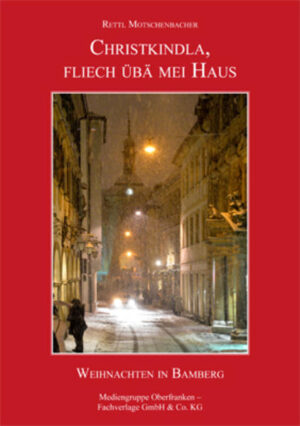 Aus dem Vorwort: "Die froh machende Botschaft vom Kind in der Krippe - nach dem Evangelisten Lukas - ist bis heute die gleiche geblieben und wird Jahr für Jahr verkündet. Und doch reagiert jede Zeit und die Menschen in ihr verschieden auf sie. Das prägt sich auch in den Geschichten dieses Buches aus. Sie beschreiben keine großartigen Ereignisse, sondern das tägliche Leben, so, wie es sich in Bamberg vom Advent bis Dreikönig abgespielt hat, oft unfreiwillig komisch, aber auch nachdenklich oder gar ein wenig traurig. Die Erzählungen decken insgesamt einen Zeitraum von etwa 100 Jahren ab und sie haben alle einen wahren Kern. Die älteste, die dem Bändchen auch seinen Namen gab, „Christkindla, fliech übä mei Haus“, müsste sich nach der Erzählung meiner Mutter etwa 1905 zugetragen haben. Von der Zeit an, als Bayern noch ein Königreich war, über Arbeitslosigkeit und Inflation, Weltkriege und Bombardierung, bis zum wirtschaftlichen Aufschwung nach der Währungsreform und schließlich der Öffnung auf Europa hin erscheint „es Christkindla“ immer unterschiedlich, eben der Zeit entsprechend."