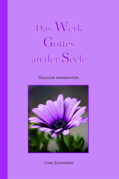 Carl Eichhorn war lange Jahre Mitarbeiter von Alfred Christlieb. Die Eigenart seines Andachtsbuches besteht darin, dass es thematisch aufgebaut ist. Dabei wird Gottes Tun zur Errettung, Erweckung, Rechtfertigung, Erneuerung und Vollendung des Menschen gezeigt und dessen Verantwortung. Der Ruf nach Seelsorge wird in unseren Tagen mit besonderem Nachdruck erhoben. Hier liegt ein Andachtsbuch vor, dem man auf jeder Seite anmerkt, dass es aus den Erfahrungen eines eifrigen und deinem Dienst hingegebenen Seelsorgers entstanden ist.