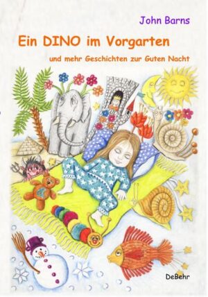 Da steht doch tatsächlich ein Dinosaurier im Vorgarten, wie kam denn der dahin? Ein Wolkenmann hat großen Kummer, eine geheimnisvolle Welt gilt es zu entdecken, ein kleiner Stein droht großes Unheil anzurichten, Tausende Gummienten gehen auf Weltreise und mehr lustige Abenteuer für Kinder von 4 bis 11 Jahren hat John Barns zu Papier gebracht. Liebevoll erzählte Gute-Nacht-Geschichten, die zu Herzen gehen.