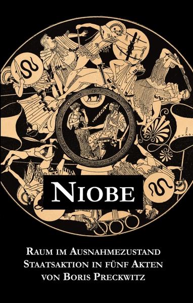 Mythos, Logos und Nomos - als Leitmotive menschlichen Tuns und Trachtens - öffnen die Bühne für das Schauspiel NIOBE. Die Handlung versetzt den archaischen Mythos der Königin Niobe von Theben in die Zeit der Perserkriege und spiegelt dabei die gesellschaftlichen und globalen Konflikte der Gegenwart. Die zentrale Botschaft lautet, daß es keine Autonomie ohne Kampfbereitschaft geben kann und wird. Dies fassen die heraklitischen Worte zusammen: Kämpfen muß das Volk um das Gesetz wie für die eigene Stadtmauer. Der Autor verbindet auf einzigartige Weise antikes Trauer- und Lustspiel, Barockoper, episches Theater, Farce, Burleske und Wanderbühne zu einem großen Welttheater.