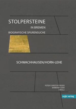 Stolpersteine in Bremen | Barbara Johr, Peter Christoffersen