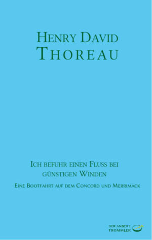 Deutsche Erstausgabe - Titel der amerikanischen Originalausgabe: A Week on the Concord and Merrimack Rivers Verlag DER ANDERE TROMMLER www.der-andere-trommler.de Henry David Thoreau, einer weltweiten Leserschaft vor allem durch die Schilderung seines Lebensexperimentes "Walden, oder Leben in den Wäldern" bekannt, verfasste in eben dieser Zurückgezogenheit am Waldenteich sein erstes größeres Werk, A Week on the Concord and Merrimack Rivers. Dieses Buch zählt zum festen Bestand der klassischen amerikanischen Literatur und ist mit der vorliegenden Übersetzung nun auch dem deutschsprachigen Publikum zugänglich. Thoreaus Gedanken, die er an die Flussfahrt knüpft gleichsam wie Perlen an eine Perlenschnur, sind verblüffend aktuell - er stellt zeitlose Fragen, die auch die Menschen von heute etwas angehen. Die Flüsse Concord und Merrimack werden zur Metapher für alle Flüsse und Gewässer von der Antike bis zur Gegenwart und zum Sinnbild des Lebens schlechthin.