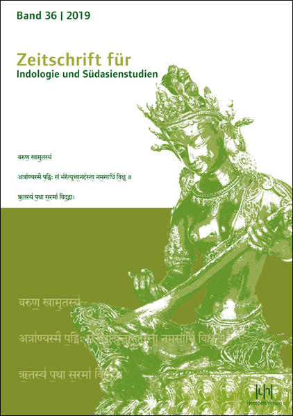 Zeitschrift für Indologie und Südasienstudien