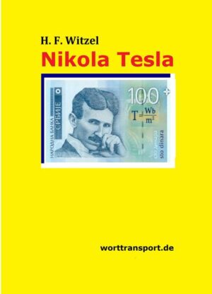 ZU DIESEM BUCH: Wer war dieser TESLA, nach dem Elon Musk ehrenhalber seine Autos benennt, und warum tut er das? Die zweite Frage ist einfach zu beantworten: Weil Nikola Tesla den eingebauten Elektromotor erfunden hat. Die erste Frage beantwortet eben dieses Buch. Neben dem E-Motor konnte der geniale Techniker noch über 100 andere wichtige Patente anmelden, die gut vermarktet wurden und werden. Nur sich selber konnte er nicht gut vermarkten ... Hier wird die Lebensgeschichte dieses außergewöhnli­chen Erfinders erzählt, locker lesbar ohne Umwege und farbig bebildert in überdurchschnittli­cher Wiedergabe­qualität. Verleger H. F. Witzel hat dieses Buch im Selbsteintritt geschrieben, angeregt durch seinen Autor Zvonko Plepeli? und dessen Gedicht auf Seite 68. Herbert Friedrich Witzel, geb. 1949 in Braunschweig, lebt in Berlin Neukölln. Zvonko Plepeli?, geb. 1945 in Zagreb, gest. 2018 in Berlin Wilmersdorf, war ein deutscher Schriftsteller und Biblio­thekar kroatischer Herkunft. Zur physikalischen Einheit Tesla und zum gegenwärtigen Zustand des Krieges zwischen Gleich- und Wechsel­stromern schrieb Bernd Fellmuth ein wissenschaftliches Nachwort. Seine Kurzbiografie steht auf S. 74.