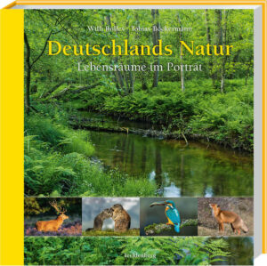 Deutschlands Natur ist so vielfältig wie das Leben selbst. Zwischen Alpen und Wattenmeer finden Tausende Tier- und Pflanzenarten ihren Platz. Dieser mit erstklassigen Fotos ausgestattete prächtige Bildband möchte Leser und Betrachter mitnehmen in die zwölf wichtigsten Lebensräume Deutschlands. Denn Heide, Buchenwald und Tümpel, Teiche und Seen beherbergen wahre Wunderwerke des Lebens. Und das nicht selten direkt vor unserer Haustür.