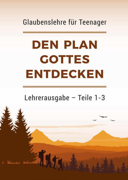 Dieser Bibelkurs gibt jungen Menschen im Alter von etwa 11-15 Jahren einen Überblick über wichtige Themen der Bibel. Er kann im Rahmen des biblischen Unterrichts der Gemeinde, in einer Freizeit oder in der Familie durchgearbeitet werden. Die unterschiedlichen Aktivitäten regen zum Austausch und zur Vertiefung des Themas an. Der Kurs möchte die Teilnehmer ermutigen, der Bibel zu vertrauen, ganze Sache mit Jesus zu machen und sich eingehender mit dem Plan Gottes für ihr Leben zu beschäftigen. Allen Mitarbeitern empfehlen wir sehr, auch diese Lehrerausgabe für ihre persönliche Vorbereitung zu verwenden. Darin finden sie Antworten auf viele Fragen in diesem Kurs (Teile 1-3) sowie die Inhalte für die Lückentexte. Die Bücher wurden mit strapazierfähiger Fadenheftung gebunden. Somit können sie gut aufgeschlagen werden, um darin zu schreiben.