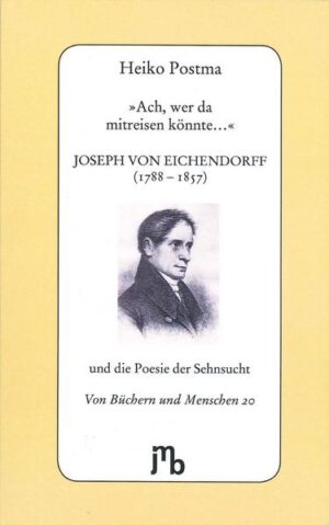 Es ist wohl der seltsam unbestimmte Ton des Fernwehs, der uns in den Liedern, Gedichten, wie auch in der Prosa Joseph von Eichendorffs so in Bann zieht und bewirkt, daß es beim Lesen oder Hören auch uns auf einmal 'an den Reiseschuhn brennt', daß wir aufbrechen möchten, um 'durch Feld und Buchenhallen' zu streifen und in den Wunsch einstimmen - 'Ach, wer da mitreisen könnte…'. Das sehnsüchtige Verlangen, das Eichendorff in seinen Dichtungen schlicht wie berührend gestaltet, entspringt freilich nicht minder dem - nur scheinbar entgegengesetzten - Gefühl des Heimwehs: dem Heimweh nach dem Land und der Zeit der Kindheit, wo 'Kaiserkron und Päonien rot' in verträumten Gärten blühten und weiße Schlösser über die bewaldeten Berge schauten. Doch ob die Sehnsucht nun der erträumten Ferne oder der verlorenen Nähe gilt, 'dem künftigen großen Glück' oder 'der alten, schönen Zeit' - es drückt sich darin auch ein Unbehagen an der Gegenwart aus, der mal 'verworren ' zwielichtigen, mal platt 'philiströsen' - ein Gefühl, das die Eichendorff’schen Protagonisten zum stets neuen Aufbruch treibt, 'wohlgemut in die unbekannte Ferne hinaus', das sie freilich nicht vor Gefahren und Gefährdungen bewahrt… In diesem Buch gibt Heiko Postma ein Porträt des Dichters, der sich im Literaturbetrieb seiner Zeit eher im Hintergrund hielt, doch heute der wohl populärste aller deutschen Romantiker ist. Vor allem aber soll es um Eichendorffs Œuvre gehen: um die schönsten seiner Gedichte und um seine eindrucksvollsten Prosawerke.