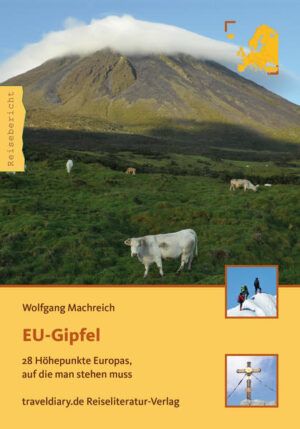 Das Gipfel-Tourenbuch der Europäischen Union Dieses Buch ist eine gewanderte, gekletterte Liebeserklärung an Europa und seine Erhebungen und Berge. Es nimmt „EU-Gipfel“ wörtlich, rettet sie vor der Vereinnahmung durch die Politik, holt sie raus aus Brüsseler Konferenzen und beschreibt sie wie sie sind: von sanft und niedrig bis hoch und wild. Egal, ob er mit seiner Angst vor Bären im slowenischen Karst fertig werden muss, der Olymp sich seiner Besteigung mit einem Hagelschauer erwehren will oder er auf päpstlichen Spuren über die Südflanke des Mont Blanc klettert – Wolfgang Machreich erklimmt in jedem Mitgliedsstaat der Europäischen Union dessen höchsten Punkt. Dabei ist in manchen Ländern die Herausforderung diesen zu finden größer als hinauf zu steigen. Die einem Österreicher angeborenen alpinen Vorkenntnisse sorgen aber von den Azoren bis nach Zypern für den nötigen (Über-)Mut. Machreich ist in den Bergen aufgewachsen, hat sich als Journalist seine Sporen verdient und ist seit 2010 Pressesprecher der Vizepräsidentin des Europaparlaments Ulrike Lunacek. Mit EU-Gipfeln beschäftigt er sich somit regelmäßig, hat aber auch jene 28 EU-Gipfel bestiegen, auf denen Bergfexe und nicht Politiker das Sagen haben. Konsequent folgt Wolfgang Machreich seiner selbst gesteckten Aufgabe und berichtet humorvoll und hintergründig von der Vielfalt Europas und den traumhaften Aus- und Einsichten auf den Höhepunkten dieses Kontinents, die erst ein Blick von ganz oben zu zeigen vermag.