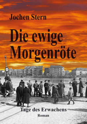 Der erste Teil des zweiteiligen Romans „Die ewige Morgenröte” befasst sich unter dem Titel „Die Tage des Erwachens” mit dem Versuch der jungen Nachkriegsgeneration in der sowjeti schen Besatzungszone, am Wiederaufbau und dem demokratischen Aufbruch ab Mai 1945 in einer Stadt wie Frankfurt/Oder mitzuwirken. Der Anfangselan wandelt sich allmählich nach Gründung der SED im April 1946, die ihre Alleinherrschaft erzwingt, zur großen Enttäuschung. Denn sie benutzt die demokratischen Bestrebungen der jungen Menschen, unterstützt von der Besatzungsmacht, nur als Mittel zum Zweck der sozialistischen Machtgewinnung und Machterhaltung. Aus dem Aufbruch wird ein Umbruch. Aus der Opposition Widerstand. Der Autor, Jochen Stern, verarbeitet die eigenen Erlebnisse, die sich mit dem Schicksal vieler Altersgenossen in der Stadt Frankfurt/Oder kreuzen. Alle darin enthaltenen Geschehnisse und Personen sind authentisch, manche von ihnen teilweise fiktiv. Auch das Verhalten der Sowjetmacht in der SBZ, die jene mitunter dramatische Entwicklung steuerten, wird ausführlich geschildert.