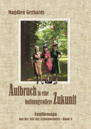 Im vierten Band wird die Geschichte der Familie Sanders weiter erzählt. Der Krieg ist vorbei und wieder gibt es Verschiebungen in der Gesellschaft. Frauen werden zurückgedrängt an den Kochtopf, sollen wieder das brave Hausmütterchen spielen. Doch bei den Sanders Frauen sieht das anders aus. Lotte und Anna müssen ohne ihre Männer weiterleben. Doch Lotte findet eine neue Liebe. Sie wird noch einmal Mutter eines Sohnes. An ihm und seinem Vater kann man den großen Wandel der nächsten Zeit in diesem Buch erleben. Ein Mann namens Hitler beherrscht immer mehr die Zeit. Erika, Lottes Tochter, lernt eine Frau kennen und erfährt eine Liebe, die die Gesellschaft nicht akzeptiert. Sofia geht durch die Hölle in ihrer ersten Ehe, bis sie flüchten kann. Später lernt sie Bill kennen, einen Engländer. Mit ihm geht sie nach England. Anna verliert ihre Lebensgrundlage durch den ersten Krieg und weiß nicht, wie sie ihre Kinder und sich durchbringen soll. Wilhelm und Rudolf, die Söhne von Anna, stehen unter einem großen Konkurrenzdruck. Lizzy, eine Freundin von Luise, entzweit sie. Da bricht der zweite Weltkrieg aus und verschiebt alle Werte die bis jetzt galten. Wilhelm bekommt dies schnell zu spüren, was im sauer aufstößt, denn er muss als zweitgeborener eher in den Krieg ziehen, als sein Bruder, mit dramatischen Folgen. Peter entzweit Ine, die uneheliche Tochter von seinem Vetter Rudolf, von ihren Pflegeeltern. Daraufhin kommt Ine in ein Heim, was Friedrich, den Pflegevater, das Leben kostet. Johannes, Peters unehelichen Sohn, missbraucht Peter für seine Zwecke. Er setzt ihn als Späher und Vollstrecker ein. Es dauert, bis Johannes begreift, wie viel Unglück sein Vater über andere bringt und versucht sich zu lösen. Dies ist ein schwieriger Prozess, der dramatisch endet. Hannah, als Jüdin kommt sie im Verlauf des Buchs in arge Bedrängnis, wodurch Franz und ihre Kinder ebenso in fürchterliche Schwierigkeiten geraten, mit schlimmen Folgen für alle.