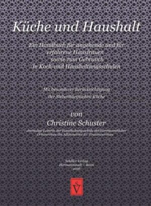 Die Trilogie ist perfekt: Nach den Büchern von Martha Liess (Siebenbürgisches Kochbuch) und Brigitte-Ina Kuchar (Siebenbürgische Küche) ist nun im Hermannstädter Schiller Verlag das dritte große siebenbürgische Kochbuch erschienen: Das Werk von Christine Schuster, das älteste der drei, kurz nach der Wende zum 20. Jahrhundert geschrieben, ist zugleich ein faszinierendes Zeitzeugnis. Heute ist es kaum noch vorstellbar, wie viele Stunden die Hausarbeit anno dazumal verschlungen hat. Dabei ist Christine Schusters lakonische Anweisung: "... und dann 1 Stunde rühren" noch eher harmlos. Vor allem im Anhang, wo es alle möglichen Hilfestellungen für unsichere oder angehende Hausfrauen gibt, können wir uns ein anschauliches Bild dessen machen, was der häusliche Alltag vor über 100 Jahren war: Arbeit ohne Ende! Aber nun zum Hauptteil: Wir glauben, dass die Rezepte trotz ihres ehrwürdigen Alters in der heutigen Küche noch Verwendung finden können. Natürlich wird die Köchin (oder der heutige Koch) mit bisher nie dagewesener Dankbarkeit seine Küchenmaschine oder seinen Mixer betrachten, denn nun geht ja alles so viel schneller. Erstaunlich ist aber auch, wie wenig sich grundlegend geändert hat an der Zubereitungsweise. Außer der erwähnten Zeiteinsparung und vor allem auch der Verfügbarkeit von diversen Kühlmöglichkeiten kann man viele der Rezepte tatsächlich eins zu eins nachkochen. Wir haben uns bemüht, eine gewisse Authentizität zu wahren, jedoch der besseren Lesbarkeit halber den Text in die neue Rechtschreibung transferiert. Vorhergegangen ist das mühsame Transkribieren der vergilbten, mit gotischer Schrift bedeckten Originalseiten des Kochbuchs. Rund ein Jahr hat der Schiller Verlag an diesem Buch gearbeitet. Einige alte Originalbilder haben wir trotz ihrer nicht so guten Qualität mit aufgenommen. Wir hoffen, dass es begeisterte Leser finden wird - das zeigen uns schon viele Anfragen. Die älteren werden sich an viele Dinge erinnern, die jüngeren vielleicht neue Impulse bekommen. Natürlich stehen auch viele Hinweise darin, die heute nicht mehr unbedingt benötigt werden, nur küchengeschichtlich interessant sind: Dass man zum Beispiel den gemästeten Hasen an den Hinterbeinen hält und an den Ohren ausstreckt, wodurch er betäubt scheint, und ihn dann mit einem Schlag mit einem kantigen Holzscheit hinter den Ohren den Garaus macht. Oder dass man den Tauben besser den Kopf abhackt statt abreißt. Wem das alles zu blutig ist, kann sich mit den vegetarischen Rezepten beschäftigen, die ganz hinten im Register extra angeführt werden. Fleischverzicht ist also keine modische Zeiterscheinung. Anselm Roth