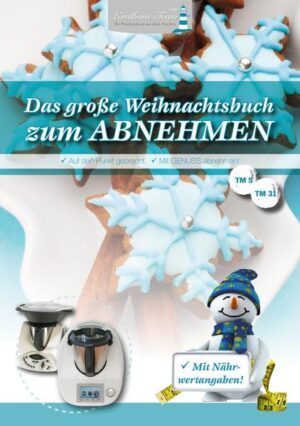 Das große Weihnachtsbuch zum Abnehmen Sogar in der Weihnachtszeit mit Genuss abnehmen - geht das überhaupt? Und wie das geht! Sie brauchen, um schlank zu bleiben oder zu werden, nicht auf das verführerisch Süße zu verzichten, das die Advents- und Weihnachtszeit zum kulinarischen Höhepunkt werden lässt. Vom Anis-Baiser bis zum Zimtküsschen, schnell und einfach hergestellt in Ihrem Thermomix, haben wir alle Rezepte für Sie auf den Punkt gebracht und liefern die Nährwertangaben gleich mit. Schlemmern Sie mit gutem Gewissen und genießen Sie das Fest.