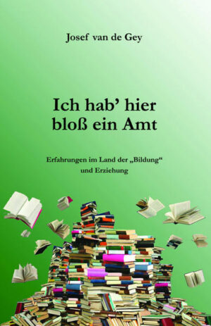 „Von Menschen und Dingen ist in meinen Betrachtungen die Rede, von Schule und Bildung und - vielleicht zu oft von mir selbst. Aber ich habe die Jahre meines Studiums so intensiv erlebt, in meinen Bad Godesberger, Dürener und Mechernicher Jahren so reiche Erfahrungen gesammelt und die Dinge aus so unterschiedlicher Perspektive zu betrachten gelernt, daß sie meine Persönlichkeit und mein ganzes Leben in entscheidender Weise geprägt haben. Annäherungen an die Wirklichkeit, so könnte man meine Betrachtungen nennen. Denn als Historiker bin ich mir bewusst, dass die Wirklichkeit, die ich beschreibe, m e i n e Wirklichkeit ist. Sie ist zwar faktengesättigt, aber die persönlichen Wertungen, oftmals unter dem unmittelbaren Eindruck des Geschehens entstanden, aber nie ohne Filterung durch den Verstand niedergeschrieben, verraten manchmal mehr über meine Persönlichkeit, als mir lieb ist. Denn wer mit Engagement und Begeisterung das schönste Amt ausübt, das sein Beruf ihm bietet, der wird sich geistig nicht selbst kastrieren. Er lebt vielmehr nach der Devise: Ich hab‘ hier bloß ein Amt und d e n n o c h eine Meinung.“