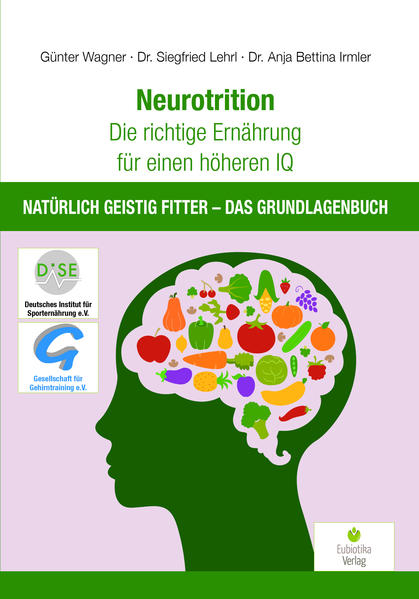 Ob man intelligent ist oder nicht, hängt nur zum Teil von den Genen ab. Neue Studien zeigen, dass jeder seine Intelligenz selbst aktiv steigern kann, und zwar mit der richtigen Ernährung und einem gezielten Gehirntraining. Wie das funktioniert, wird in diesem zweibändigen Werk beschrieben. Dazu haben Ernährungswissenschaftler Günter Wagner und der Intelligenzforscher Dr. Siegfried Lehrl das ABDD-Modell entwickelt: A steht für Abwechslung in der Ernährung, B für die Blutzuckerstabilisierung, D für die Durstvermeidung und das zweite D für die nutritive Dopaminoptimierung in Kombination mit Gehirnjogging und positiv motivierender Bewegung. Nicht nur bei der Steigerung der geistigen Leistungsfähigkeit, auch bei deren Erhalt spielt die Ernährung eine wichtige Rolle. Darum geht es in einem Gastbeitrag zum Thema Alzheimer-Prävention. Bei der Optimierung der Ernährung spielen neben den Kohlenhydraten vor allem die Sekundären Pflanzenstoffe aus Obst und Gemüse eine immer wichtiger werdende Rolle. Die Ökotrophologin Dr. Anja Bettina Irmler zeigt auf, dass diese die Bildung neuer Nervenzellen fördern und die Aktivität von Zellen in Gehirnregionen steigern, die für die Erinnerung und Konzentration zuständig sind. Während das vorliegende Buch die wissenschaftlichen Grundlagen darstellt, beinhaltet das Praxisbuch „5 IQ-Punkte mehr in 7 Tagen“ ein kompaktes Programm mit konkreten Übungen für das Gehirntraining, leckeren und praxiserprobten Rezepten und motivierenden Bewegungseinheiten zur Umsetzung des ABDD-Modells zur Steigerung des IQ.