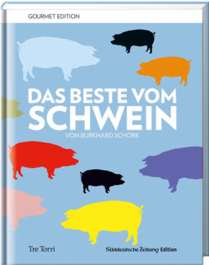 Im Fokus des großen Themenbandes steht Das Beste vom Schwein, kulinarisch aufbereitet von Metzger- und Küchenmeister Burkhard Schork. Ganz dem Anspruch folgend das gesamte Tier zu verarbeiten, reichen die Rezepte weit über Kotelett, Schnitzel und Filet hinaus und erklären anschaulich die Zubereitung von Metzelsuppe, Blutwurst und Leberknödeln. Mit Texten von Dr. Stefan Pegatzky. Das Buch erscheint in der Reihe Gourmet Edition in Kooperation mit der Süddeutschen Zeitung.