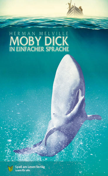 Ismael ist Matrose. Auf einem Walfänger. Das ist ein besonderes Schiff für die Jagd auf Wale Der Kapitän hat ein künstliches Bein aus Knochen. Er kann nur über eines reden: Moby Dick. Ein weißer Wal, der ihm das Bein abgebissen hat. Der Kapitän will Moby Dick unbedingt töten. Mit allen Mitteln. Doch der weiße Wal ist kein gewöhnlicher Wal. Auf einmal sehen wir etwas Weißes aufblitzen. Es sind die Zähne von Moby Dick! Ich kann kaum glauben, wie groß sie sind. „Achtung!“, schreien wir jetzt alle. Doch es ist schon zu spät. Moby Dick ist eine der bekanntesten Abenteuer-Geschichten. Sie wurde 1851 zum ersten Mal veröffentlicht und schon häufig verfilmt.