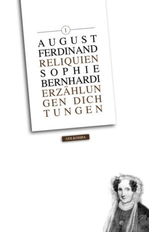 Im Rahmen unserer Neuedition von Ludwig Tiecks Straußfedern-Geschichten werden auch die Texte vorgelegt, die aus der Feder von Sophie Tieck stammen, der hochbegabten Schwester des Dichters, und von August Ferdinand Bernhardi, ihrem damaligen Ehemann. Diese Texte liegen nicht nur im Erstdruck vor, den wir neu herausgeben werden, sondern wurden auch, mit einer Ausnahme, in die dreibändige Ausgabe der Reliquien aufgenommen, einer posthumen Sammlung von Werken August Ferdinand Bernhardis und Sophie Tiecks, die ihr Sohn Wilhelm Bernhardi 1847 aus dem Nachlass publizierte. Eine Neuausgabe der Reliquien ist in Vorbereitung. Im Folgenden ein Inhaltsverzeichnis mit den Seitenzahlen der Originalausgabe. Herausgegeben und mit einer Einleitung versehen von Hannelore Scholz-Lübbering