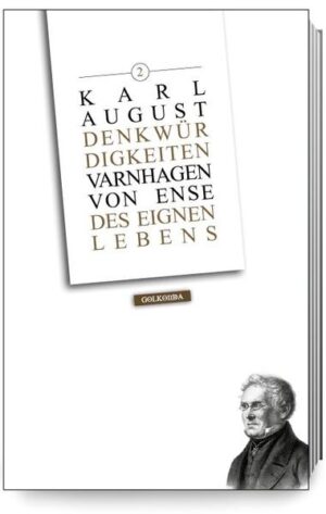 Herausgegeben und mit einer Einleitung versehen von Nikolaus Gatter Karl August Varnhagen von Ense (1785-1858) zählt als Autor biographischer Werke, von Memoiren, Briefen und Tagebüchern zur ersten Garde der deutschsprachigen Literatur. Seine Denkwürdigkeiten des eignen Lebens und seine Blätter aus der preußischen Geschichte haben das autobiographische Genre entscheidend geprägt, die Teilveröffentlichung seiner Tagebücher und seines Briefwechsels mit Alexander von Humboldt wurde zum Skandal. Als Sammler und Herausgeber der Briefe und Aufzeichnungen seiner Ehefrau und anderer hat er Bedeutendes geleistet, wovon die Sammlung Varnhagen bis heute Zeugnis ablegt. Mit der sechsbändigen Neuausgabe der Denkwürdigkeiten des eignen Lebens beginnen wir eine umfangreiche Erschließung seiner Werke und seines Nachlasses. Der Text unserer Edition beruht auf der erweiterten dritten Auflage von 1871 und ist als kritisch durchgesehene Neuausgabe angelegt.