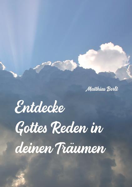 Manche träumen viel und andere eher selten. Aber wer hat nicht schon überlegt, ob Gott vielleicht doch durch den einen oder anderen Traum zu uns redet? Matthias Berlt geht dieser Frage nach. Er legt die Grundlage in einer fundierten Betrachtung des biblischen Befundes im Alten und Neuen Testament, entfaltet dann, wie Gott durch Träume zu uns rede und gibt ausgewogene Hilfestellung, Träume zu deuten. Spannende historische und aktuelle Beispiele und ein Stichwortverzeichnis zum Nachschlagen ergänzen das Buch. Und jetzt: Entdecke Gottes Reden in deinen Träumen.