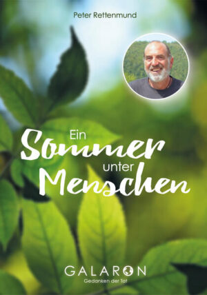 GALARON - Gedanken der Tat - Peter Rettenmund: Ein Sommer unter Menschen „Die neue Welt ist schon da - man hat uns nur etwas anderes eingeredet.“ Während Peter Rettenmund im Sommer 2020 eine ganz neue Art des Lebens ausprobiert - frei, reisend in seinem Wohn-Lkw „Charlie“ - begegnet er auf seinen Vorträgen den unterschiedlichsten Menschen. All diese Begegnungen, all diese Menschen haben etwas gemeinsam: Sie erschaffen hier, jetzt, heute die neue Zeit, eine neue Welt. Wenn Dein Herz noch nicht bersten will vor Liebe, Freude, Ekstase durch das bloße Da-Sein - dann lies dieses Buch. Wenn Du glaubst, Gedanken können nicht aus abwärtsgerichteten Gedankenschleifen herausführen - dann tauch ein in dieses Buch. Wenn Du noch tausend-und-einen kleinen Stupser brauchst, um wahrhaft Deinen ersten oder auch den tausend-und-ersten Schritt zu tun in die Selbstbestimmung und Eigenverantwortung, dann erfühle und ergreife das aus jeder Buchzeile sprießende, Dich liebevoll einhüllende Wohlwollen dem Leben, den Menschen und unserer Mutter Erde gegenüber. Spür es während des Lesens, genieße das „Nicht-Tun“ und die ansteckende Magie eines Lebens im Einklang mit der Schöpfungsordnung. Spür die Resonanz Deiner Seele, bis Du Dich schließlich mutig hineingleiten läßt in das Zutrauen ins Leben und in Dein ur-eigenes, schöpferisches Sein, hin zu dem kraftvollen Schöpferwesen, das in Deinem tiefsten Kern wohnt. Danke, daß Du bist! „Ein Sommer unter Menschen“ kann über folgende Adresse bestellt werden: HerzSynergien, Alfred Glarcher, Zollhausstraße 3, 83080 Oberaudorf office@herzsynergien.com Oder direkt über den Onlineshop unter: www.herzsynergien.com