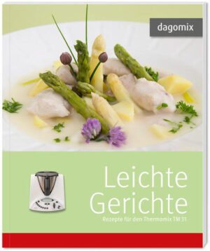 Kochbuch mit 34 bunt gemischten Rezepten für die leichte Küche. Leichte Gerichte mit dem Thermomix für die Kalorienbewusste Ernährung. Alle Rezepte detailliert beschrieben und bebildert. Zudem sind bei jedem Gericht die Nährwertangaben angegeben.