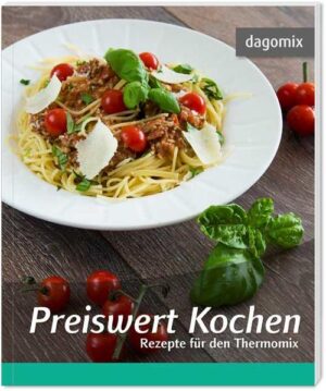 Ein Kochbuch mit Rezepten speziell für den Thermomix TM5 sowie TM31. Das Buch enthält 35 unterschiedliche preiswerte Gerichte. Von Suppen über Hauptgerichte bis hin zu Nachtischen sind viele unterschiedliche Rezepte zu finden. Alle Rezepte sind mit verständlicher Beschreibung, Bild und Nährwerten.